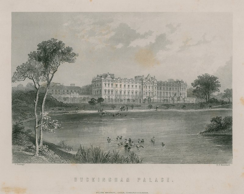 Buckinghamský palác od English School
