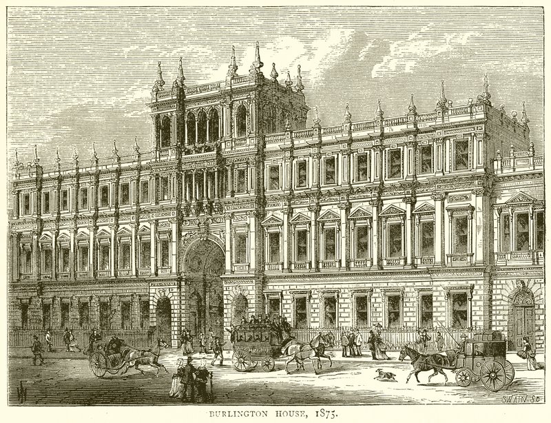 Burlington House, 1875 od English School