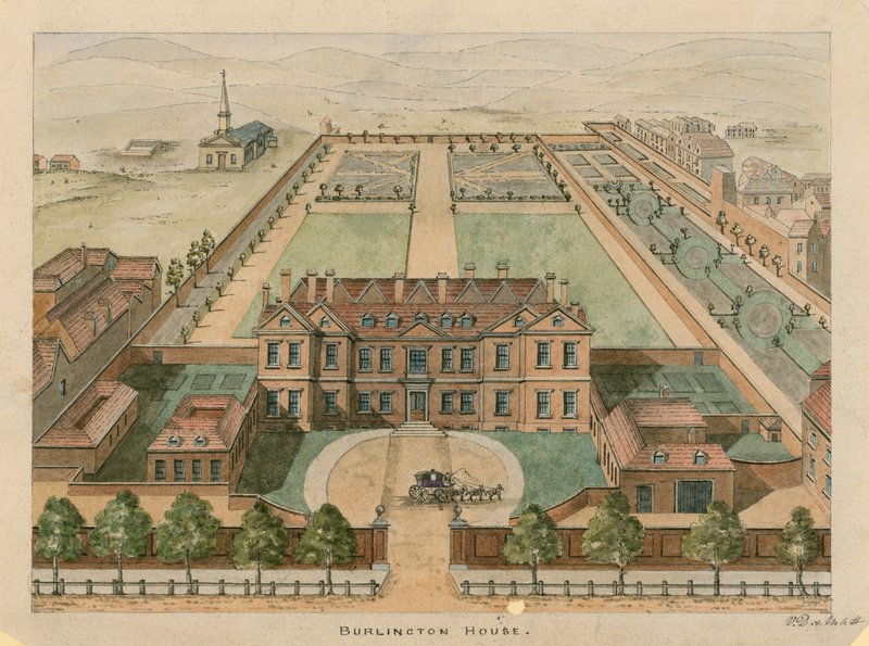 Burlington House, Piccadilly, Londýn od English School