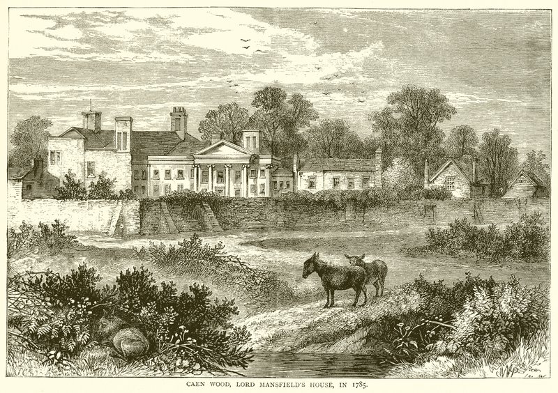 Caen Wood, Lord Mansfields House, v roce 1785 od English School