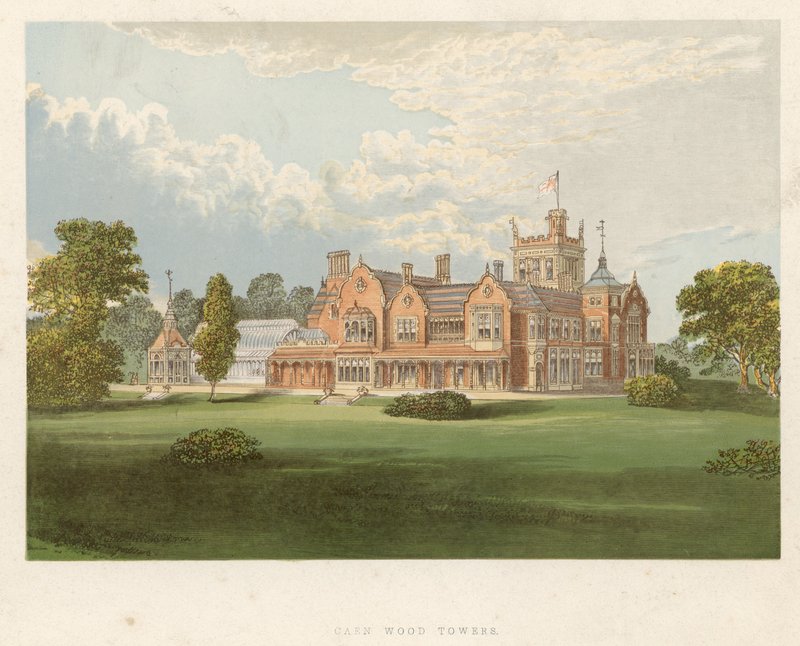 Caen Wood Towers, Middlesex, sídlo hraběte Mansfielda od English School