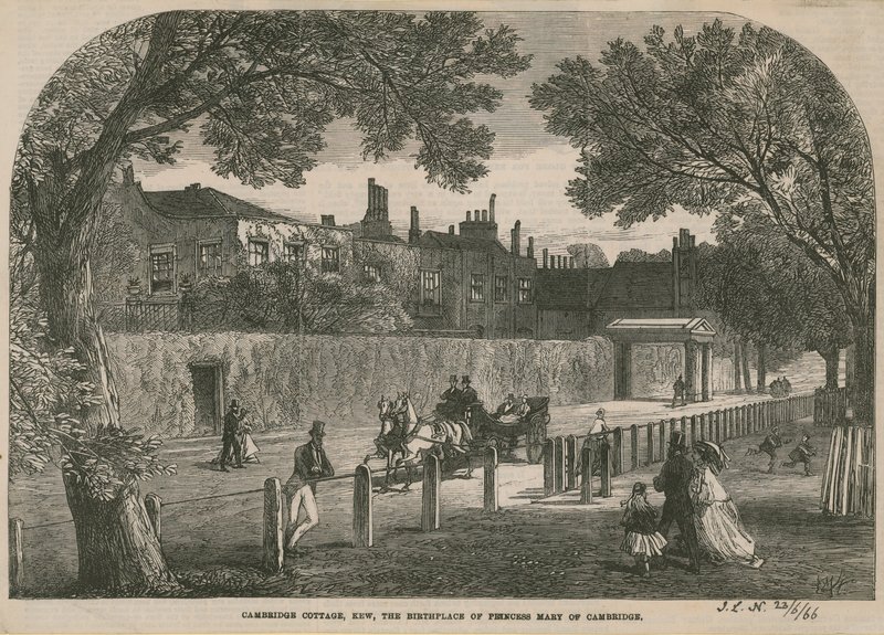 Cambridge Cottage, Kew, rodiště princezny Mary z Cambridge od English School