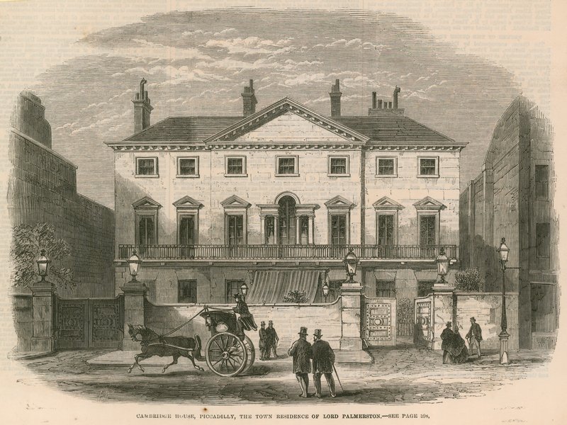 Cambridge House, Piccadilly, Londýn, městské sídlo lorda Palmerstona od English School
