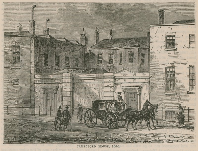 Camelford House, Londýn, 1820 od English School