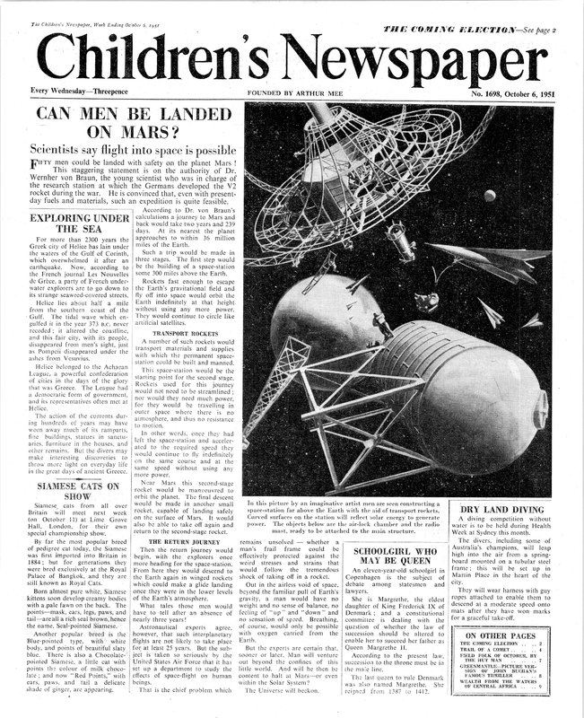 Může být člověk vysazen na Mars, titulní strana 