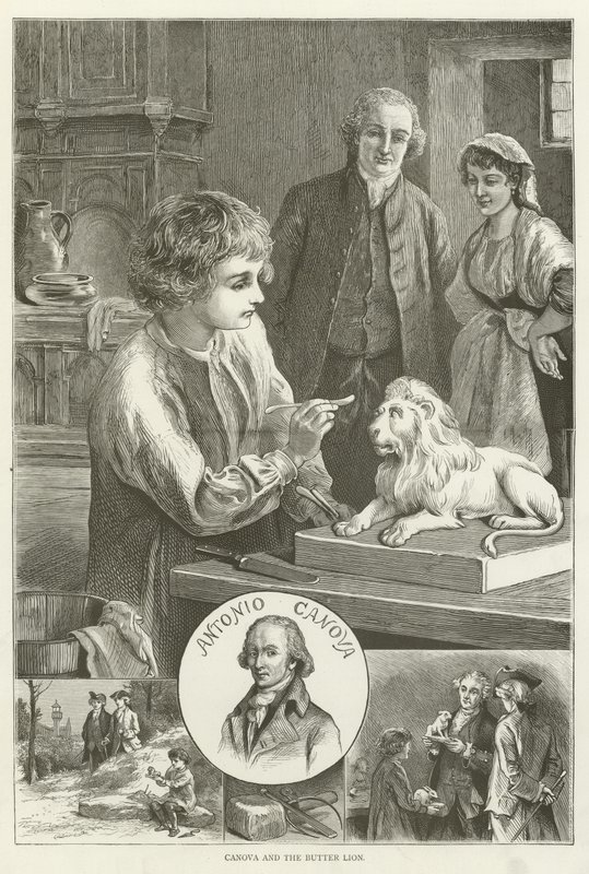 Canova a máslový lev od English School