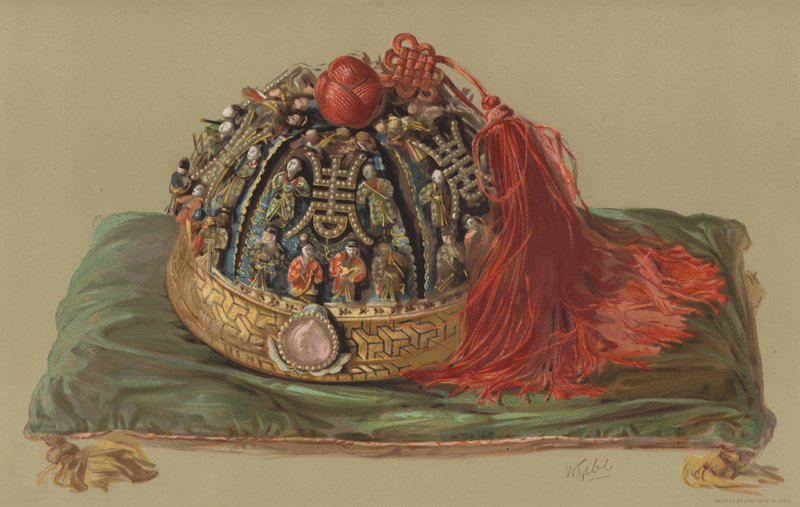 Čepice čínského císaře (chromolitho) od English School