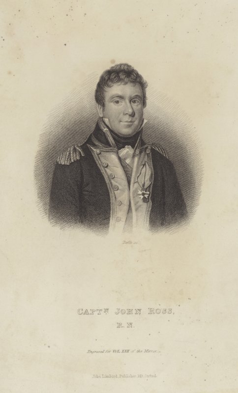 Kapitán John Ross, britský námořní důstojník a arktický průzkumník od English School