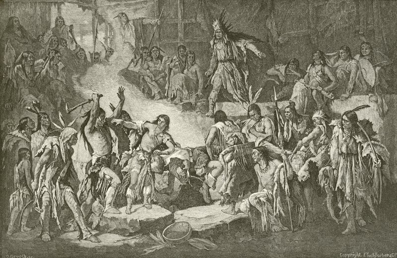 Kapitán Smith zachránil Pocahontas od English School