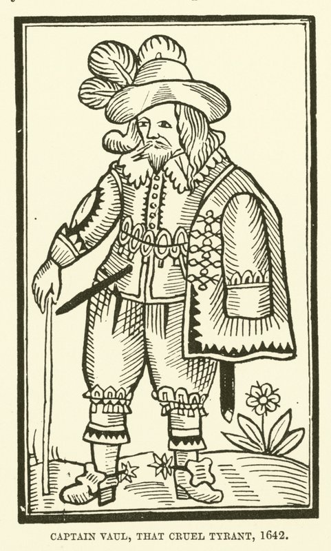 Kapitán Vaul, ten krutý tyran, 1642 od English School