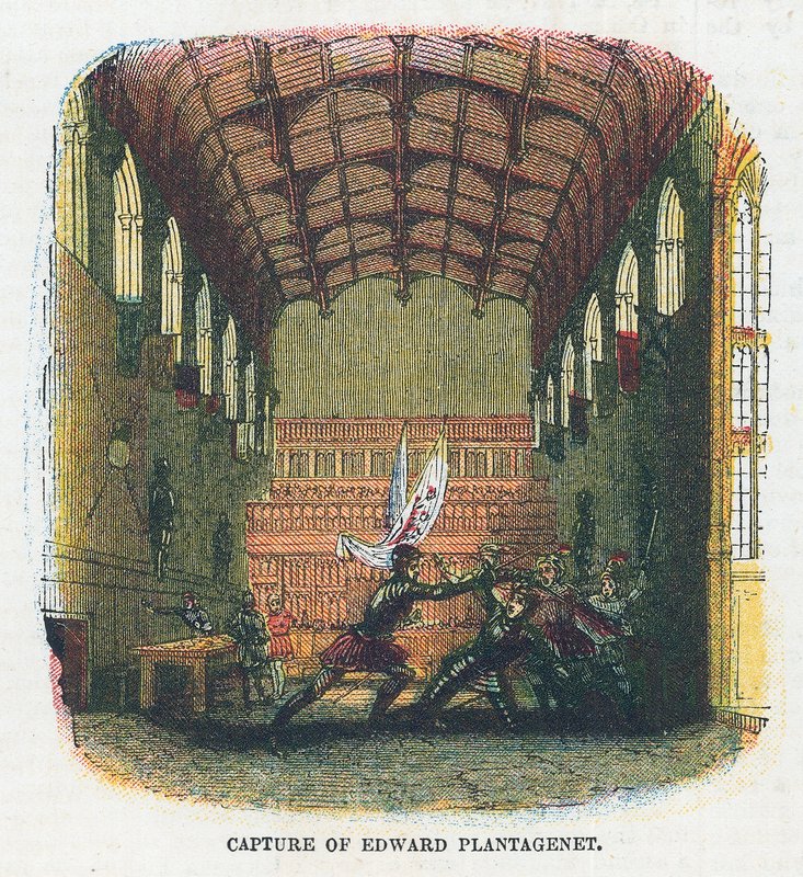 Zajetí Edwarda Plantageneta od English School