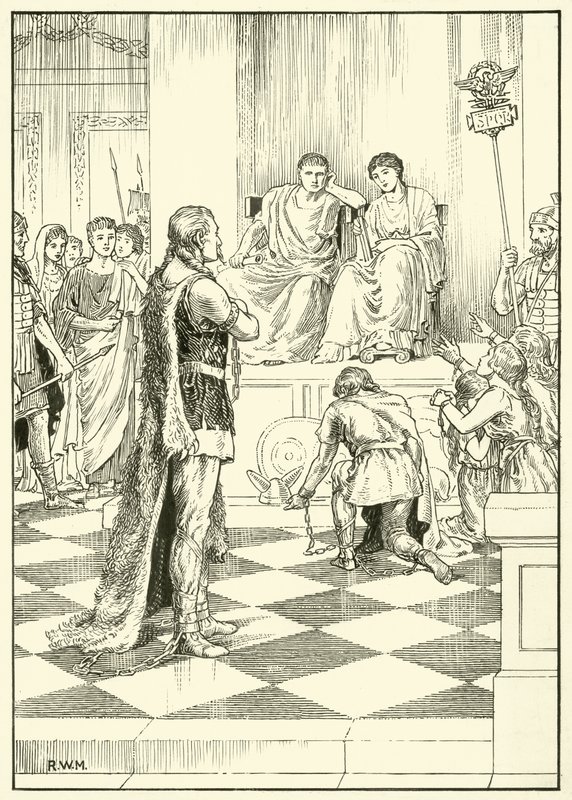Caractacus (inkoust na papíře) od English School