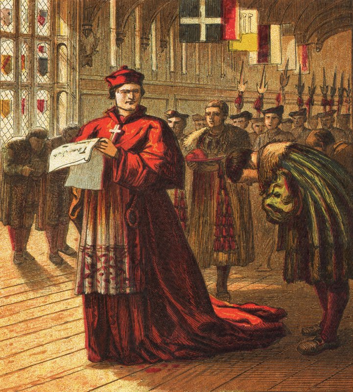 kardinál Wolsey od English School