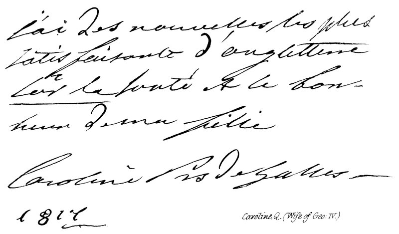 Caroline Q (manželka Geo: IV) od English School
