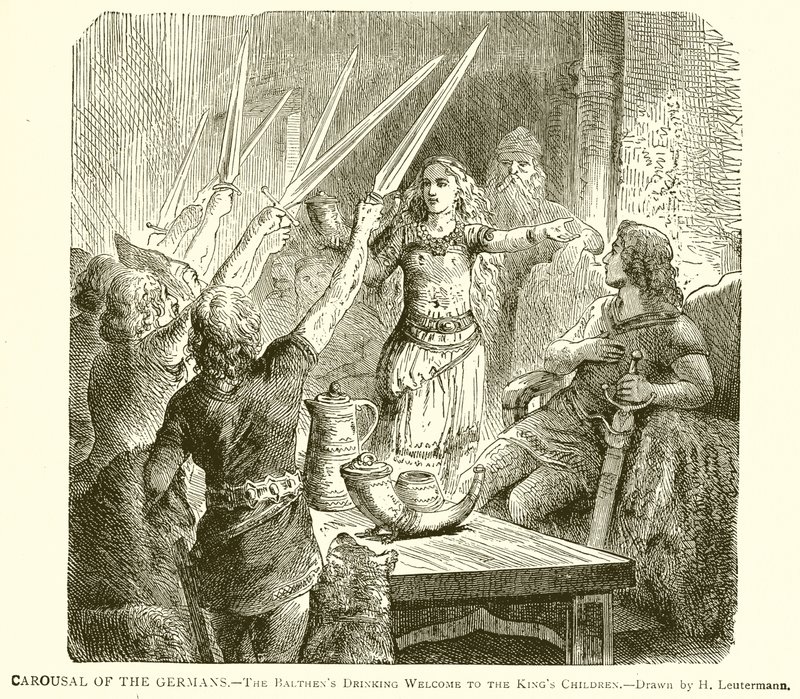 Kolotoč Němců.-- The Balthens Drinking Vítejte u dětí králů od English School