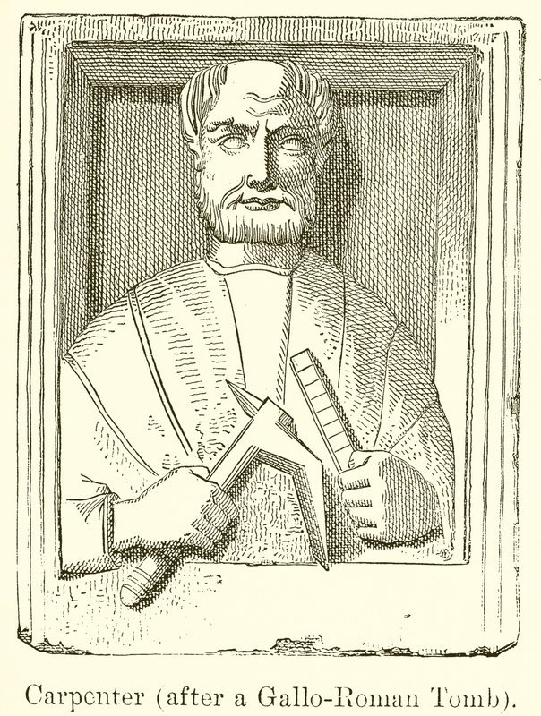 Carpenter (po galsko-římské hrobce) od English School
