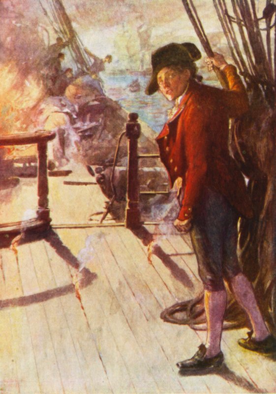 Casabianca (barevná litografie) od English School