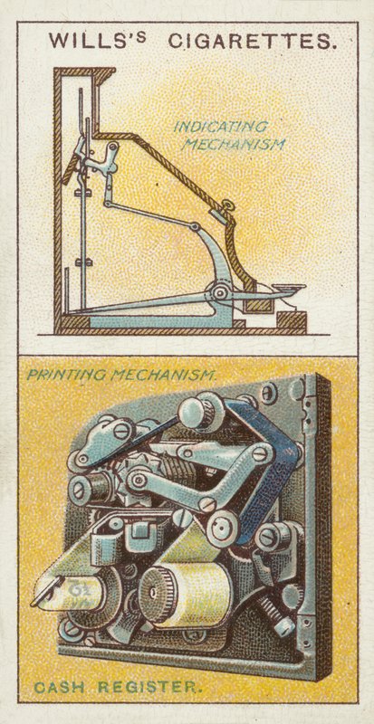 Registrační pokladna (chromolitho) od English School