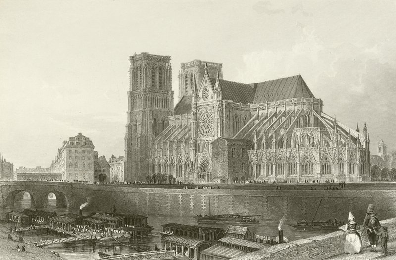 Katedrála Notre Dame - Paříž od English School