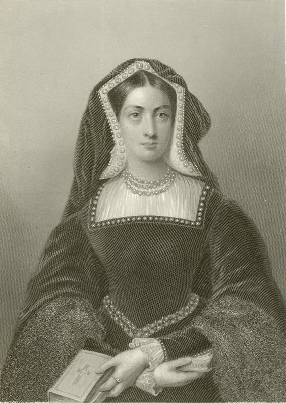 Kateřina Aragonská, královna krále Jindřicha VIII od English School