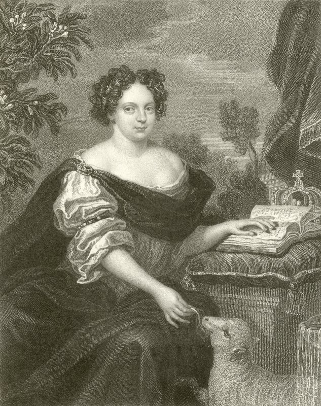 Kateřina z Braganzy. Královna Karla II od English School
