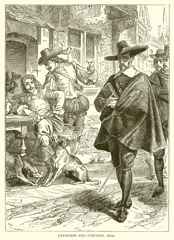 Kavalírové a puritáni. 1600 od English School