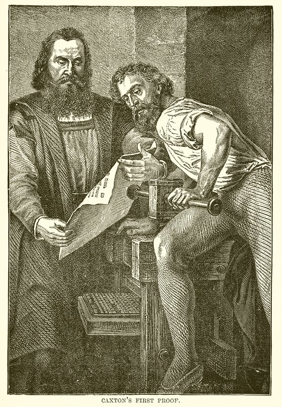 Caxtonův první důkaz od English School
