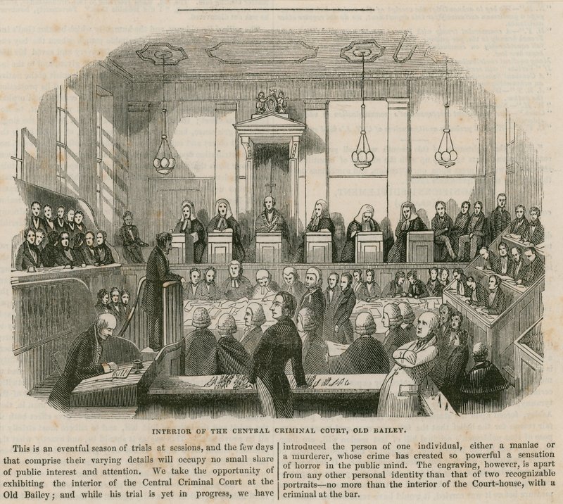 Ústřední trestní soud, Old Bailey od English School