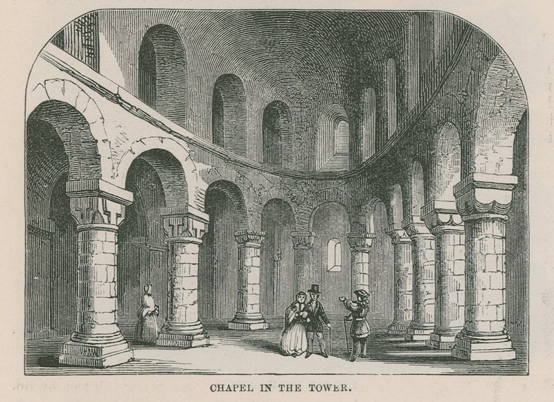 Kaple v londýnském Toweru od English School