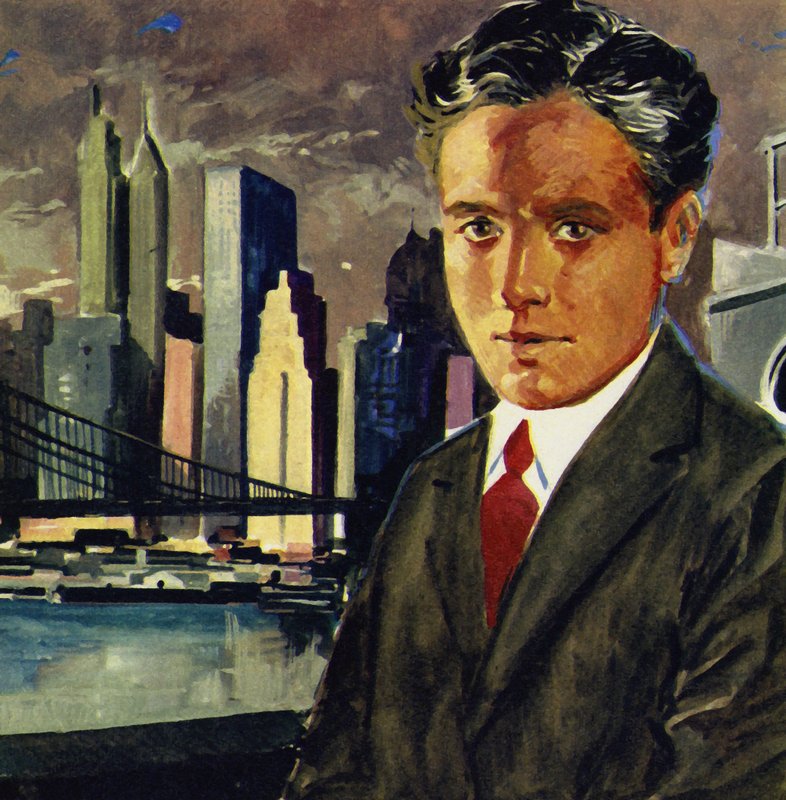 Chaplin odešel do New Yorku jako člen hudebního sálu Freda Karnose od English School