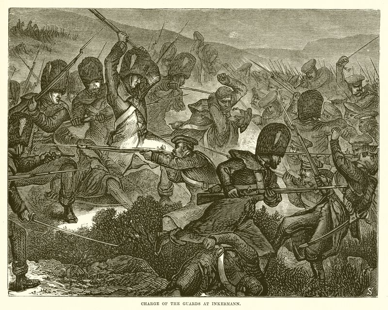 Velitel stráží v Inkerman od English School