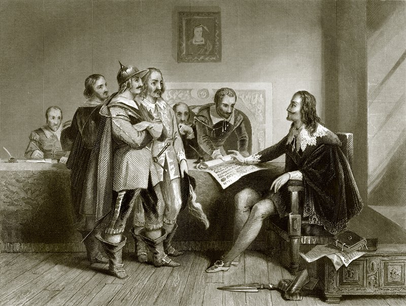 Charles 1. odmítl smlouvu v Oxfordu od English School