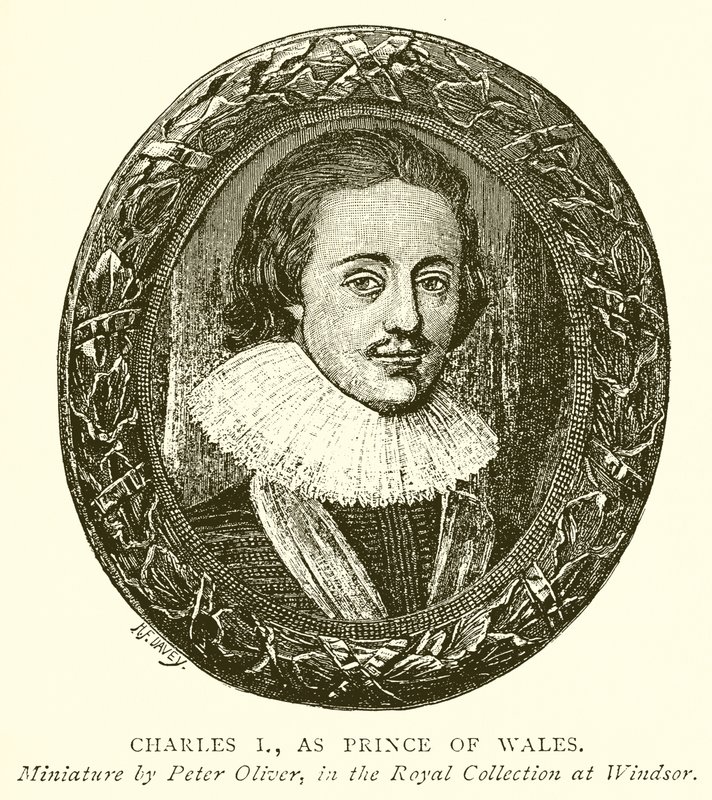 Karel I. jako princ z Walesu od English School