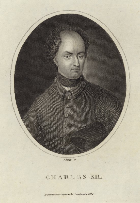 Švédský Karel XII od English School