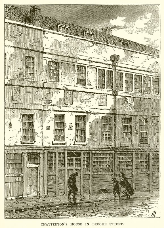 Chattertonův dům v Brooke Street od English School