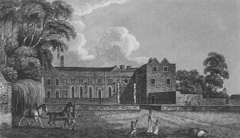 Cheshunt House, Hertfordshire (rytina) od English School