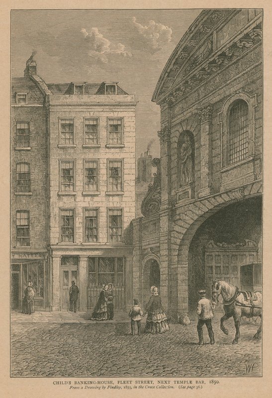 Childs Banking House na Fleet Street od English School