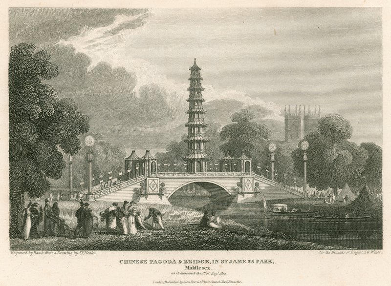 Čínská pagoda a most, St James