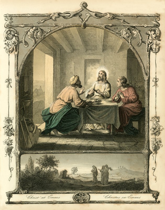 Kristus v Emauzích od English School