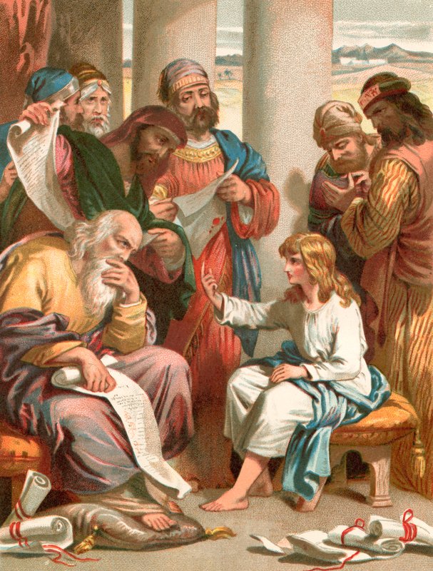 Kristus uprostřed lékařů od English School