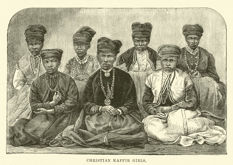 Christian Kaffir Girls od English School