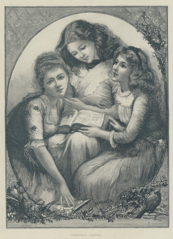 Vánoční příběhy (rytina) od English School