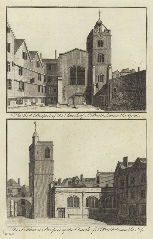 Kostel svatého Bartoloměje Velikého a Kostel svatého Bartoloměje Menšího, Londýn od English School