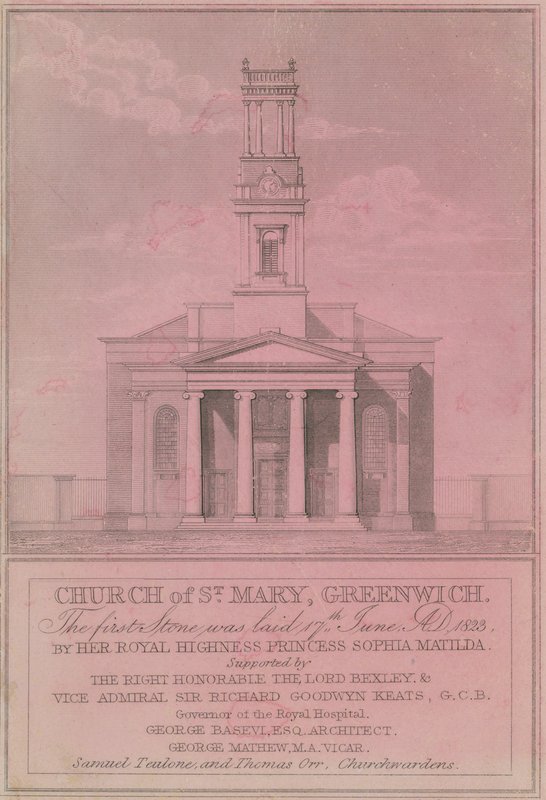 Kostel Panny Marie, Greenwich od English School
