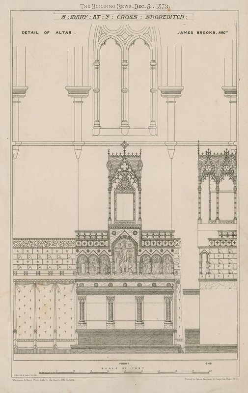 Kostel sv. Marie u kříže, Shoreditch od English School