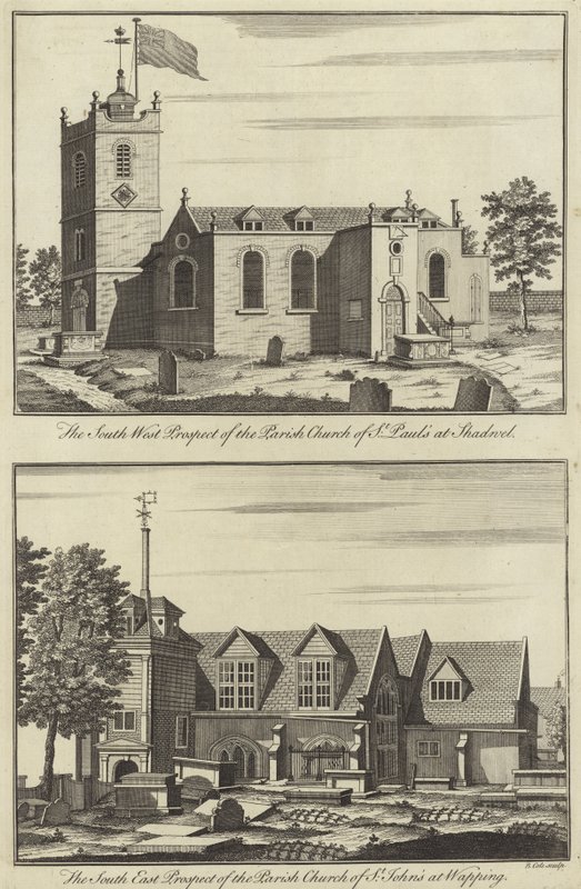 Kostel svatého Pavla, Shadwell a kostel svatého Jana, Wapping od English School