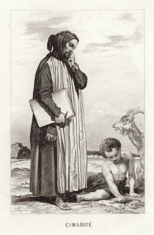 Cimabue objevuje Giotta od English School