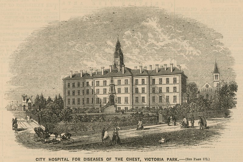 City Hospital for Diseases of the Hest, Victoria Park, Londýn od English School