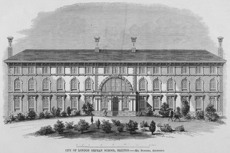 City of London Orphan School, Brixton (rytina) od English School