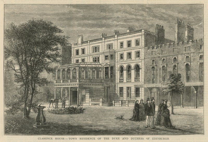 Clarence House, městská rezidence vévody a vévodkyně z Edinburghu od English School